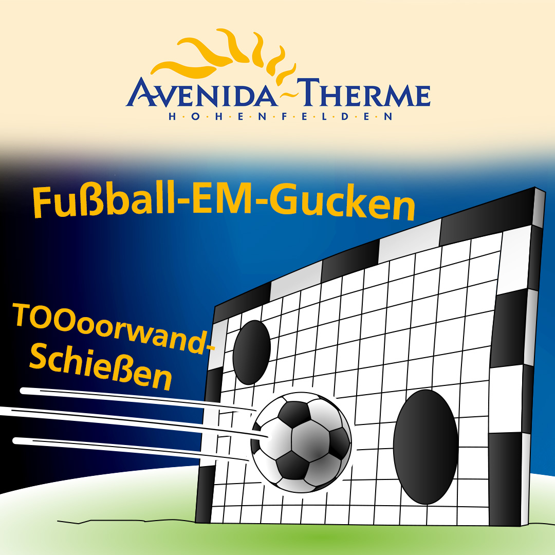 Torwand mit Fußball